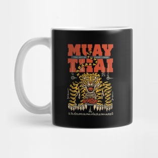 Muay Thai Kickboxing Tiger Tattoo Mug